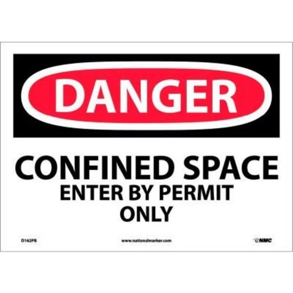 Safety Signs - Danger Confined Space - Vinyl 10